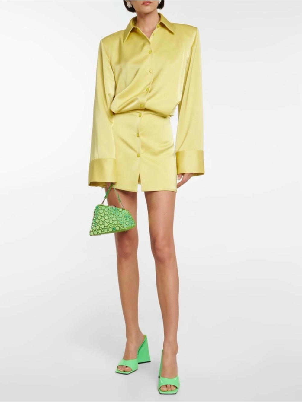 The Attico Yellow Dress